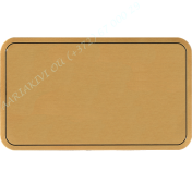 Toode nr 7556 - Pronks nimeplaat 12x20cm