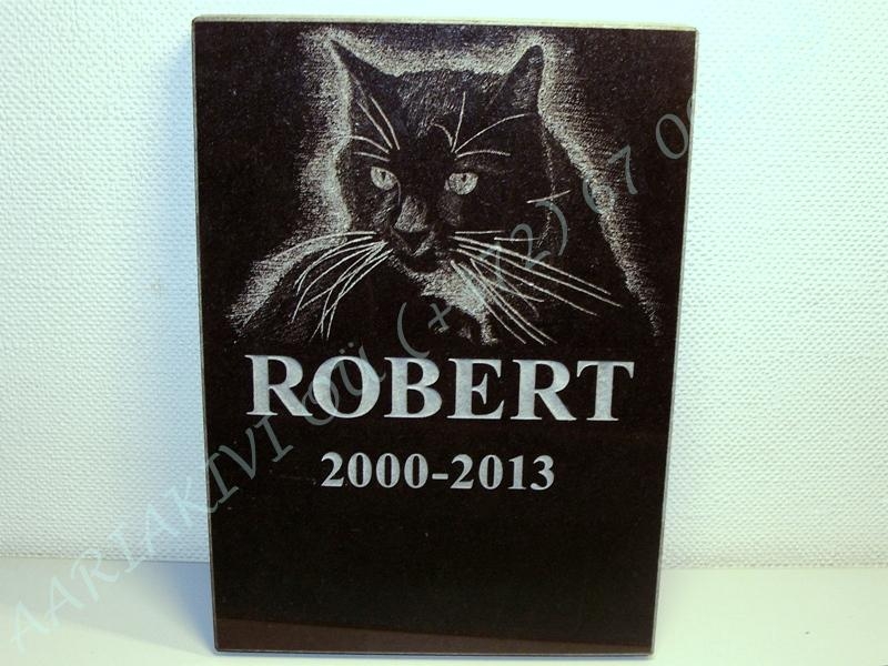 Looma portree hauakivil - kass (Robert)