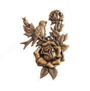 Toode nr 4864 - Pronks lill 14x10cm