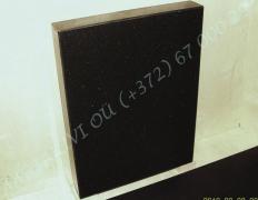 Hauakivi [048-5-10] 60x80x10cm, Poleeritud Poleeritud Poleeritud, must graniit